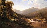 Landscape with Mountains and Stream by Alexander Helwig Wyant